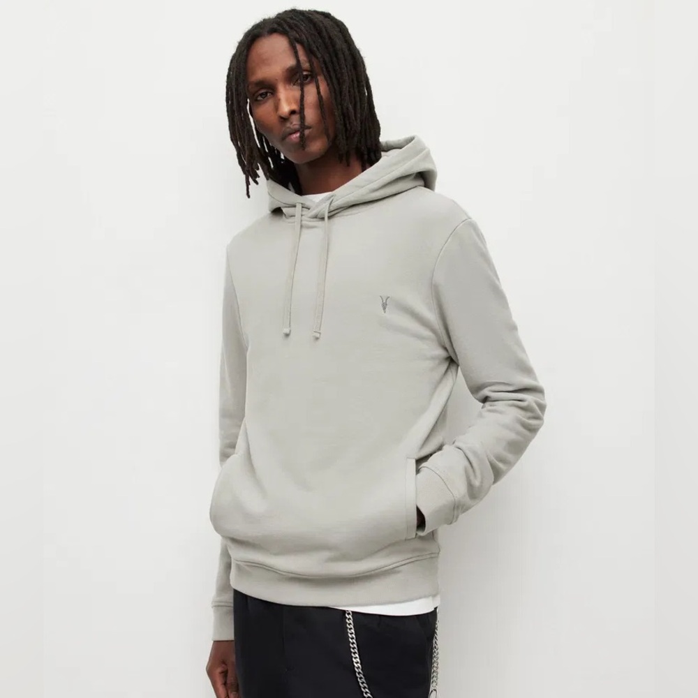 All Saints Light Gray Pullover Hoodie - Picture 2 of 10